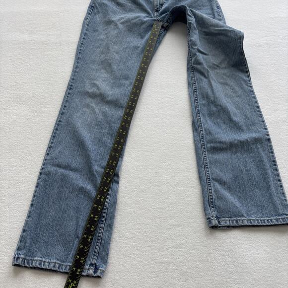 Levi Strauss Signature Women Jeans Size 10 Long Bootcut Light Wash Denim - Picture 9 of 13
